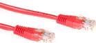 Image du produit Câble patch rouge U/UTP CAT6 de 15 mètres avec connecteurs RJ45. Cat6 u/utp red 15.00m (U/UTP, CAT6, 15 m)