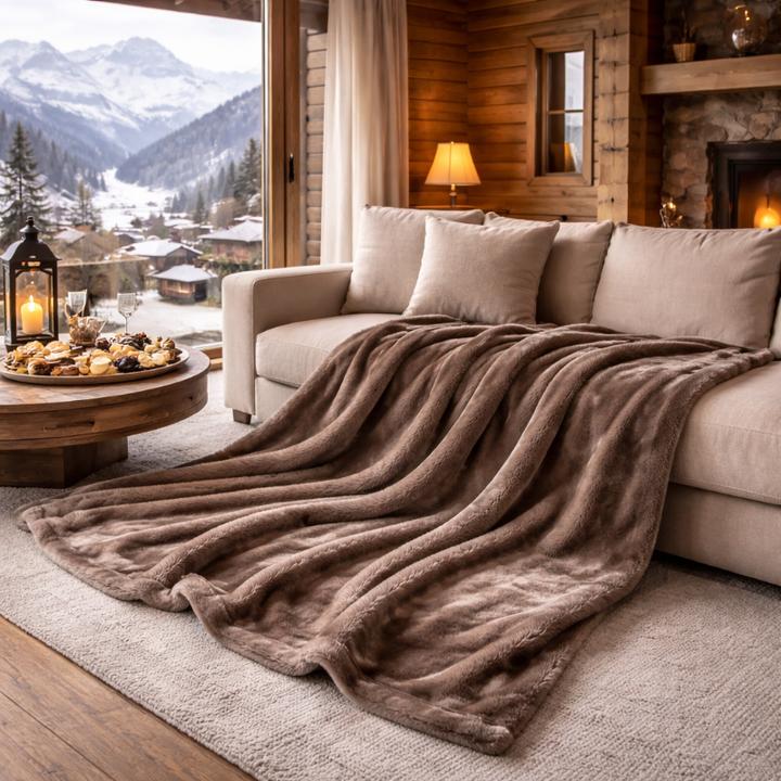 Actual product image Eskimo Cashmina - Sofa blanket (150 x 200 cm)