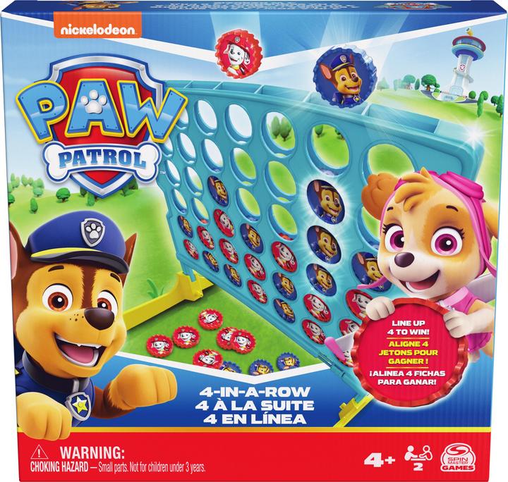 Actual product image Spin Master Paw Patrol - Four in a row (English, French, German, Italian, 2 Players)