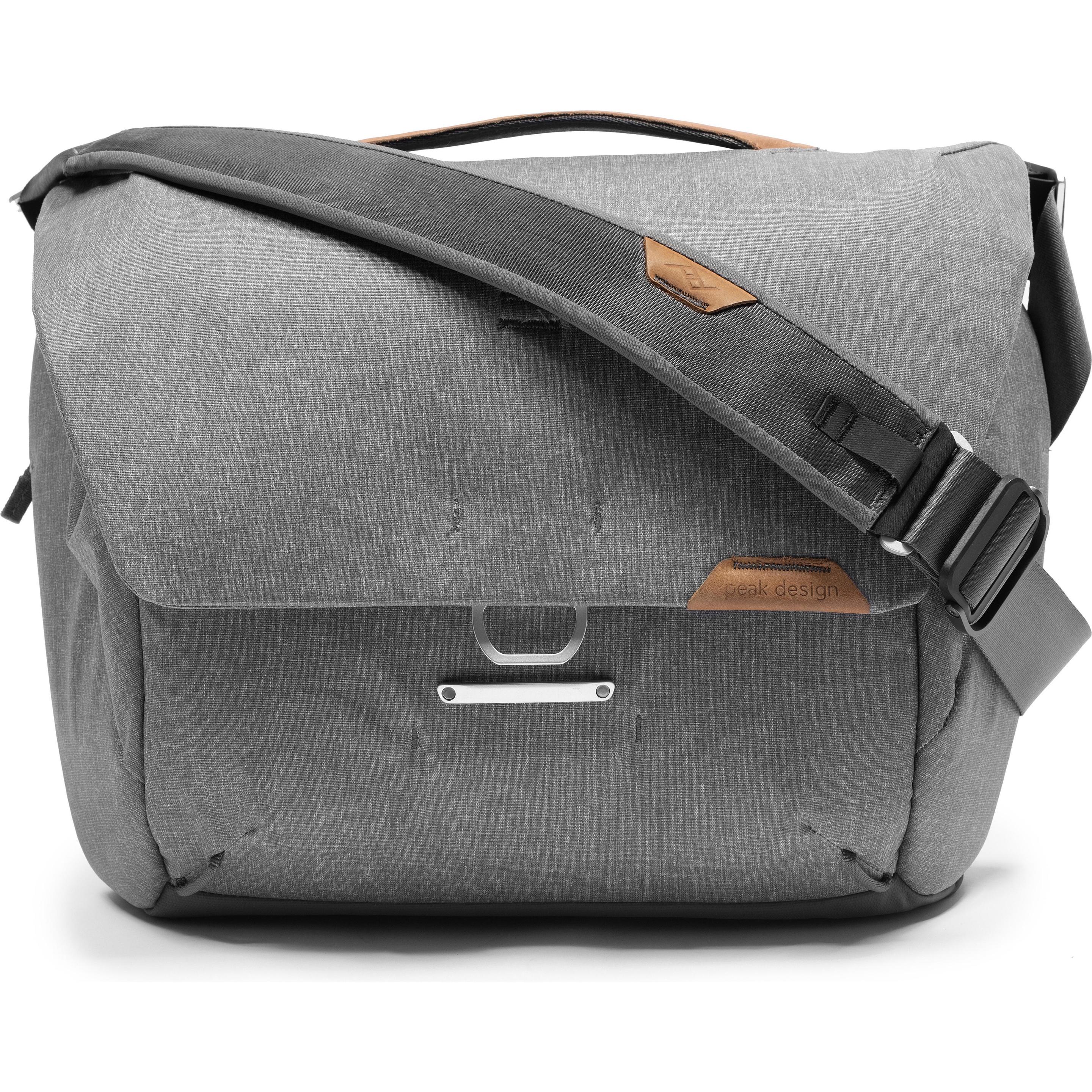 Peak Design Everyday Messenger (Kamera Schultertasche, 13 l), Kameratasche, Grau