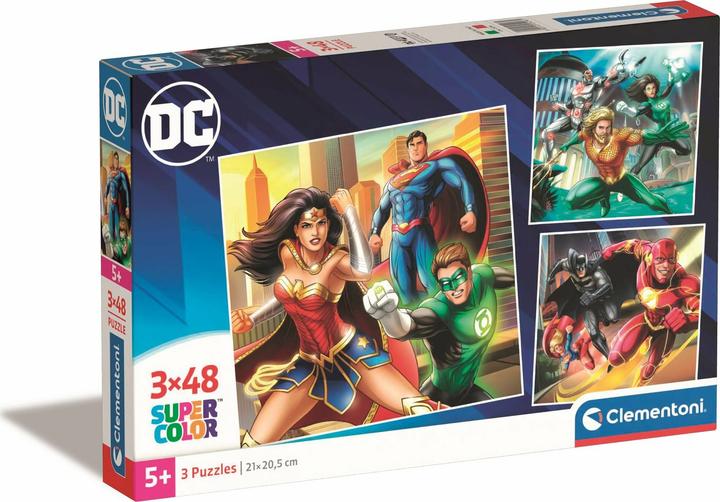 Produktbild Clementoni Puzzle Super Color Square DC Comics Justice (144 Teile)