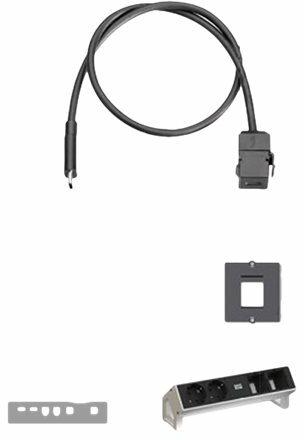 Produktbild Bachmann USB 3,1 Type C Keystone Module (0.50 m, USB 3.1)