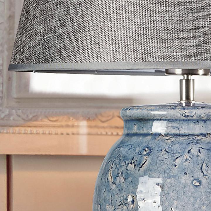 Actual product image Loberon Manly grey table lamp (E27)