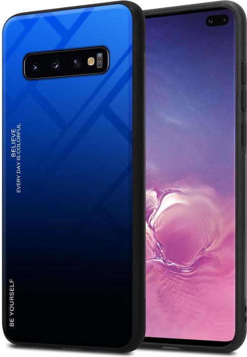 Actual product image Cadorabo TPU 2 colors glass cover (Samsung Galaxy S10+)