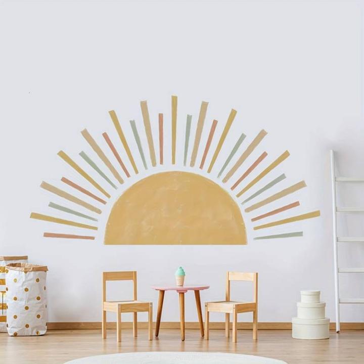 Milkii Wandsticker, Sonne (108 x 60 cm)