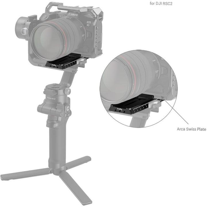 Produktbild SmallRig Quick Release Plate mit Arca-Swiss (Gimbal Montageplatte)