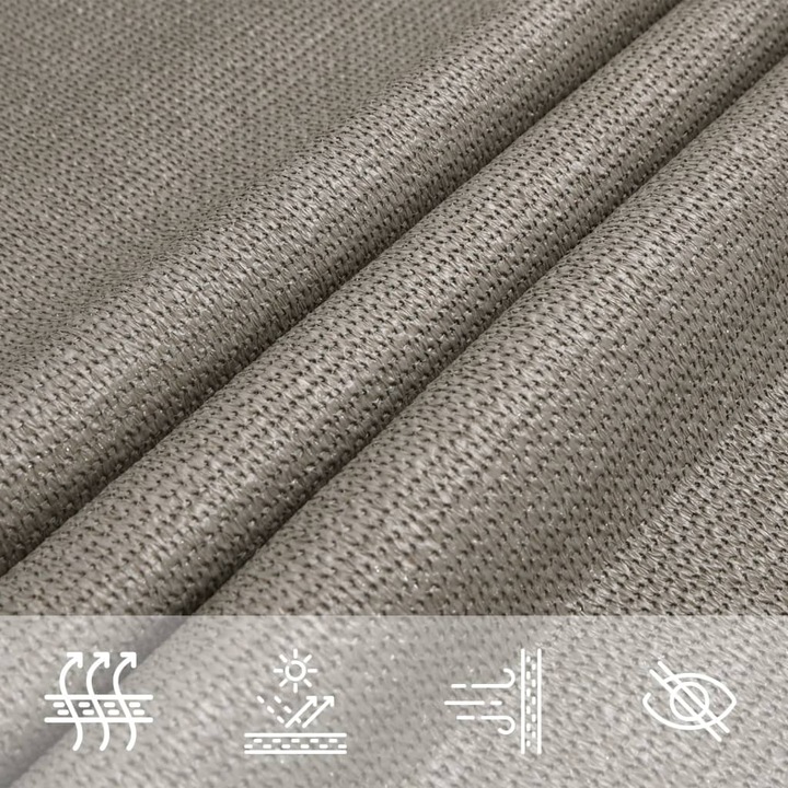 Actual product image VidaXL Sonnensegel 160 g/m² Rechteckig HDPE (2 x 3 m)