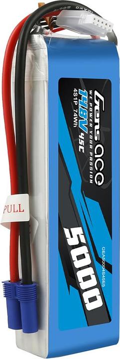 Actual product image Gens Ace RC Battery LiPo 5000 mAh 14.8 V 45 C (14.80 V, 5000 mAh)