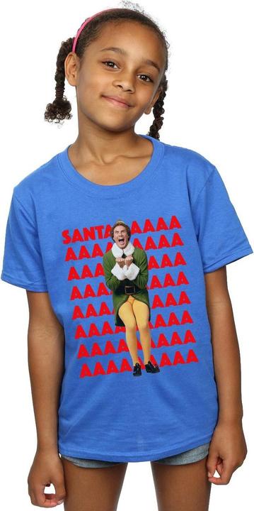 Produktbild Elf Buddy Santa Scream TShirt Mädchen (152, 158)