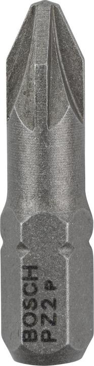 Actual product image Bosch Professional Zubehör Screwdriver bit extra-hard PZ 2, 25 mm, 100-pack (Cross Pozidriv PZ M2)
