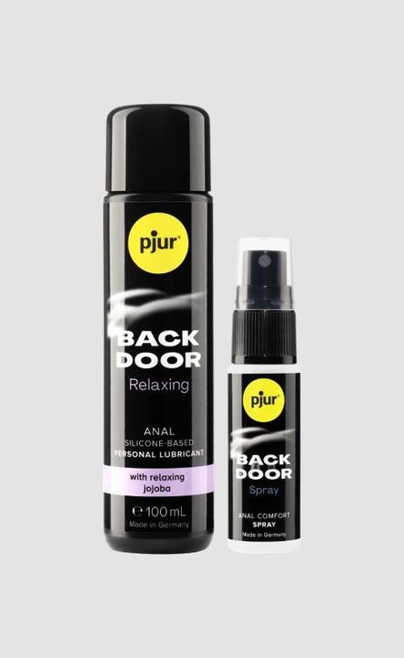 Actual product image Pjur Back Door Set Of Anal Lubricant And Spray (120 ml)