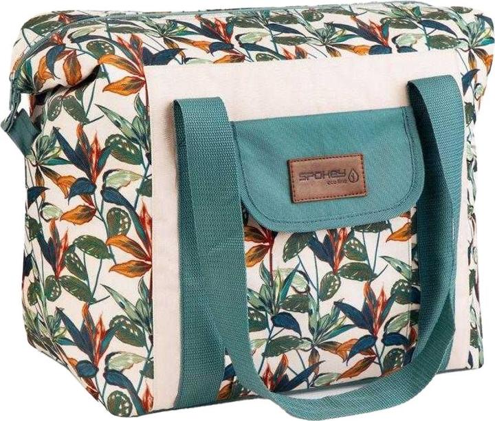 Actual product image Spokey Eco Friendly Leaf Print Thermal Bag (28 l)