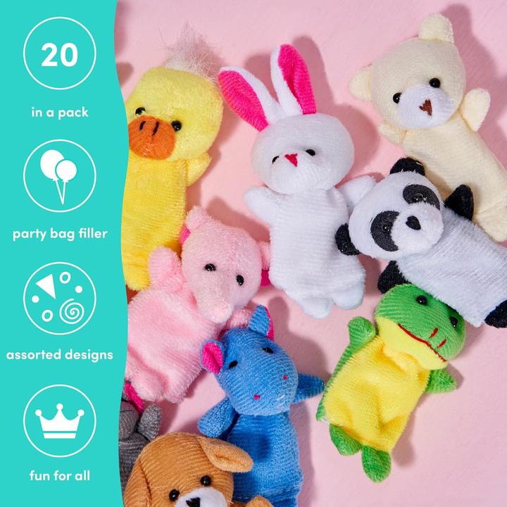 Produktbild The twiddlers Fingerpuppen Finger Puppets 20 Stück