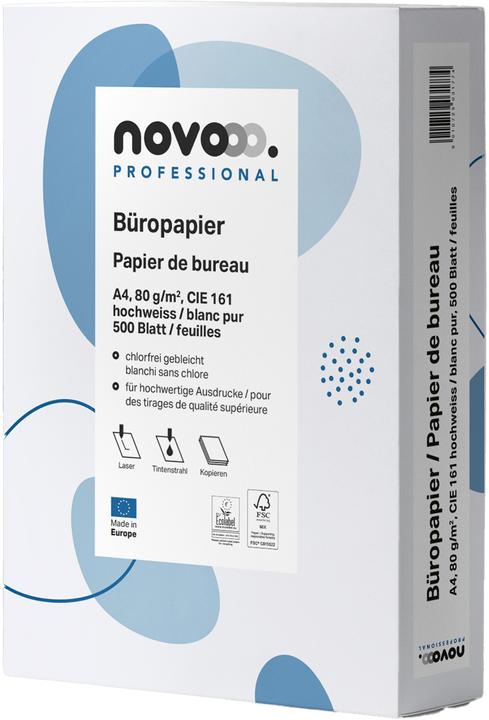 Produktbild Novooo Büropapier A4 (80 g/m², 500 x, A4)