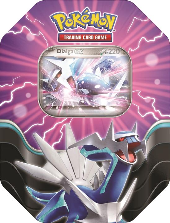 Actual product image Pokémon Spring Azure Legends Tin - Dialga EX (English, Tin)