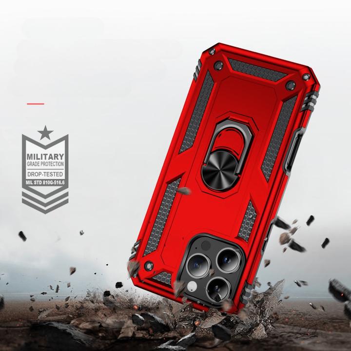 Actual product image Cover-Discount iPhone 16 Pro - Robust back cover with kickstand (Apple iPhone 16 Pro)