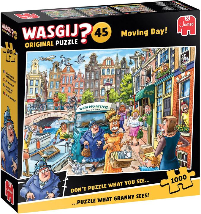 Jumbo Wasgij - Original 45: Moving Day. (1000 pieces)