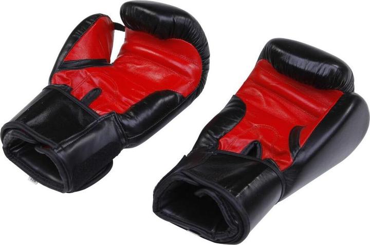 Actual product image Ju-Sports Boxing gloves black / red (10 OZ, One size)