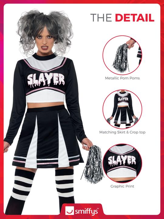 Produktbild Smiffys Gothic Cheerleader (40, 42)