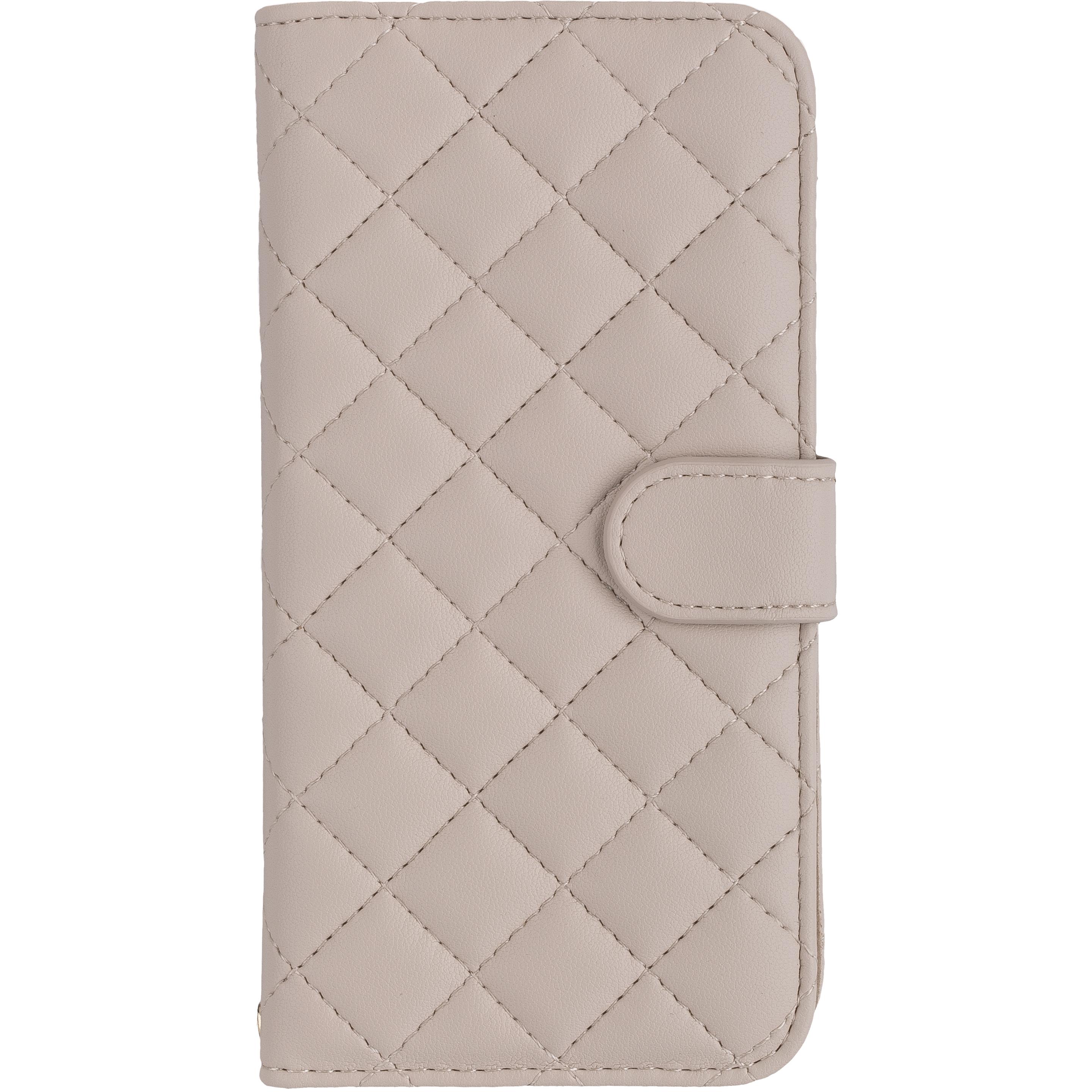 Peter Jäckel OHLALA! Book Case FASHION für Samsung A14 5G/ A14 4G Cream (Samsung Galaxy A14 5G), Smartphone Hülle, Beige