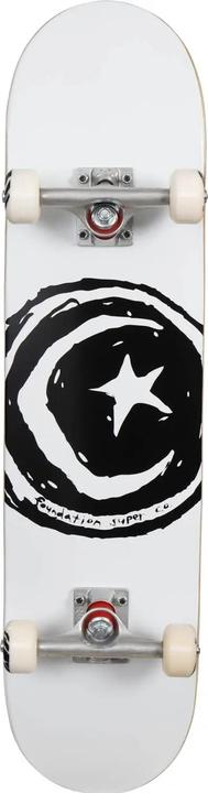 Produktbild Foundation Skateboards Star & Moon White Complete (31.75")