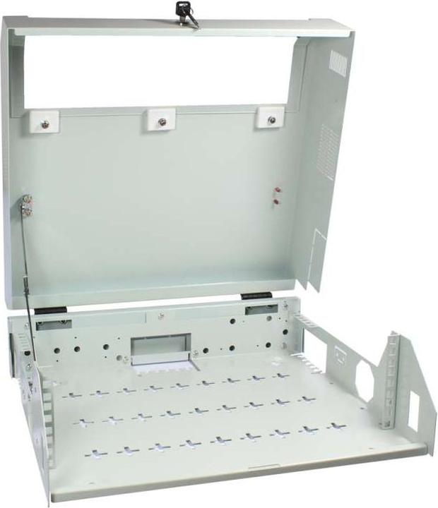 Produktbild Allnet 19"WandgehA¤use 3HE Vertikal T145 Lichtgrau SWV-Serie (3 HE, 19 Zoll Rack)