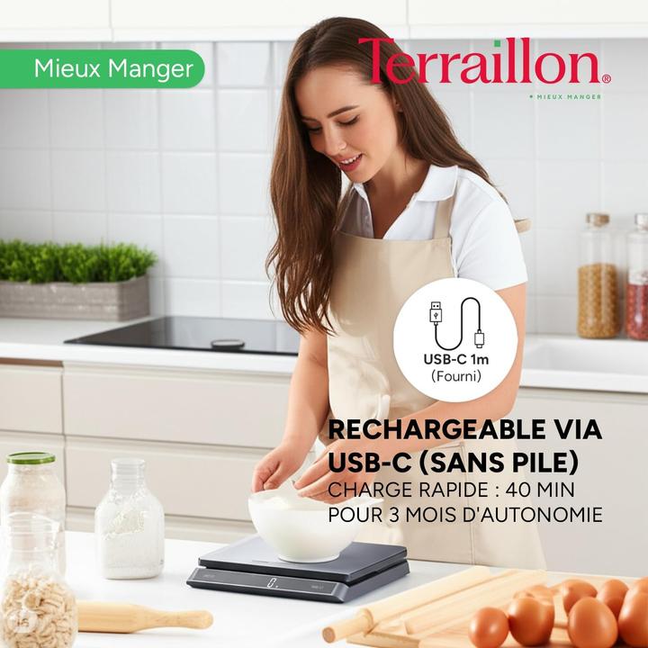 Image du produit Terraillon Balance de cuisine Pro USB 15