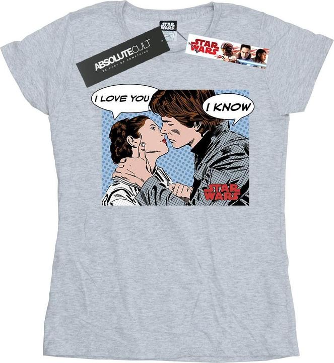 Produktbild Star Wars Han Solo And Princess Leia Love TShirt (M)
