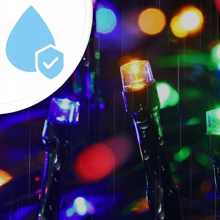 Actual product image Extralink Weihnachtslichterkette 500 LED Für Innen Und Aussen Kaltes Weiss 32,7m (32.70 m)