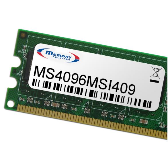 Memorysolution Memory Solution MS4096MSI409 4GB Speichermodul (1 x 4GB), RAM Modellspezifisch