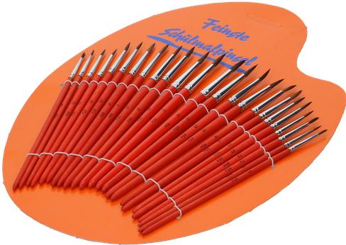 Actual product image Peka Pinselfabrik Finest student brushes