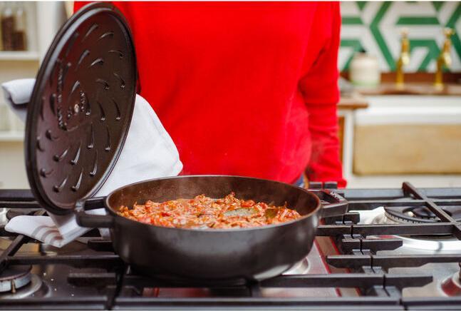 Immagine prodotto Staub Bräter mit Chistera Drop-Structure (24 cm, Pirofila + casseruola, Ghisa)
