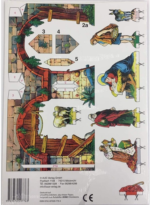 Produktbild Schreiber-Bogen Kartonmodellbau Weihnachtskrippe