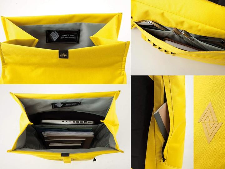 Actual product image Nitro Backpack Scrambler 878065100 cyber yellow 470x300x120mm (28 l)