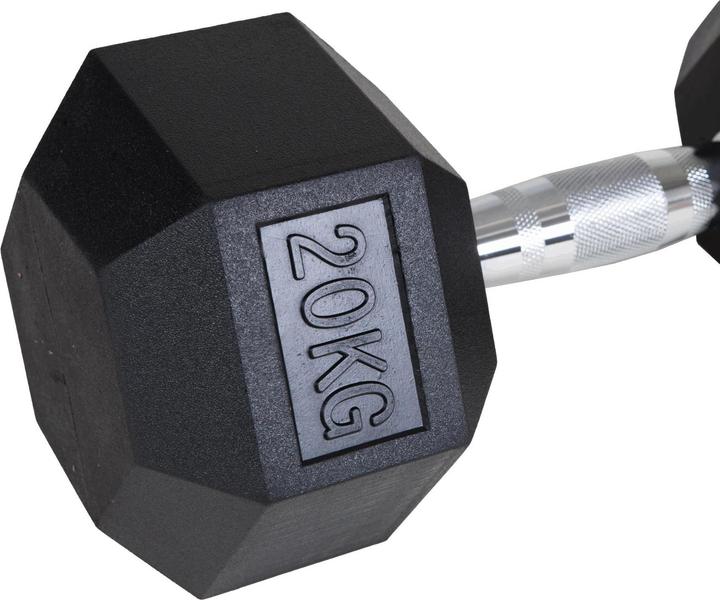 Actual product image Fitcom Hex Dumbbell 20 kg