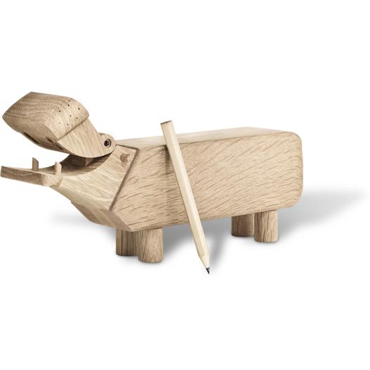 Thumbnail - Kay Bojesen, Deko Objekt, HolzFlusspferd (21 x 8.5 cm)