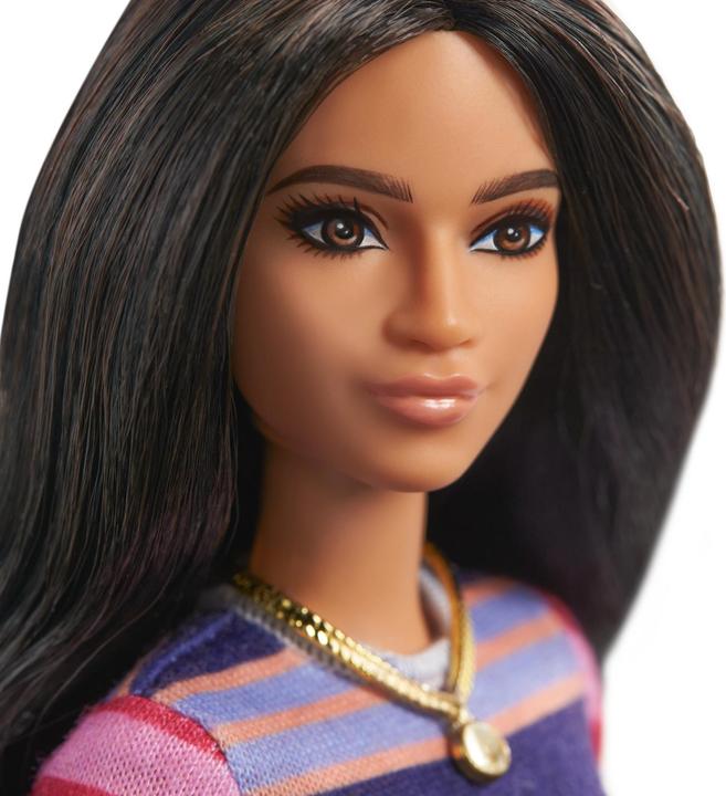 Produktbild Barbie Fashionistas Puppe mit Streifenkleid