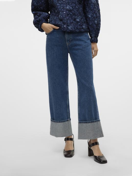 Produktbild Vero Moda VMCHLOE Hohe Taille Weiter Beinschnitt Jeans Weit geschnitten (W26/L32)