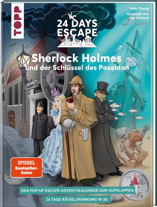 24 Days Escape 3D Pop-Up - Sherlock Holmes et la clé de Poséidon