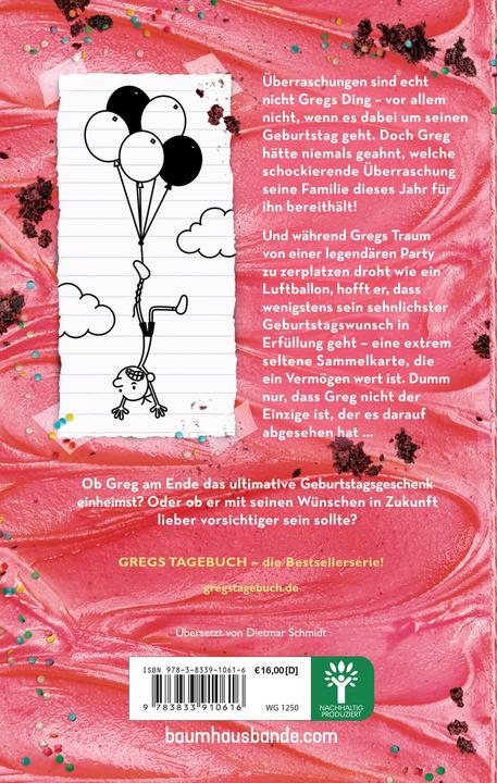 Produktbild Gregs Tagebuch 20 - Bock auf Party? (Deutsch, Dietmar Schmidt, Jeff Kinney, 2025)