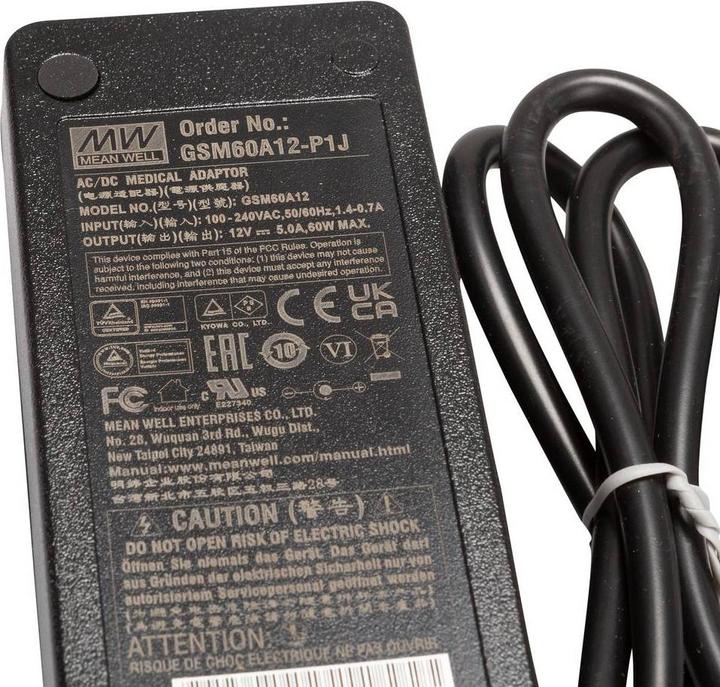 Produktbild MeanWell Power Adapter Desktop ErP Medical 12V (60 W)