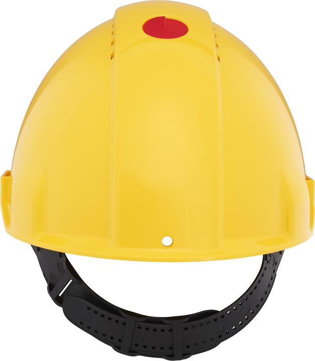 Actual product image 3M Safety helmet G3000 ventilated, with Uvicator™ sensor, Pinlock, sweatband, yellow (54 - 62 cm)