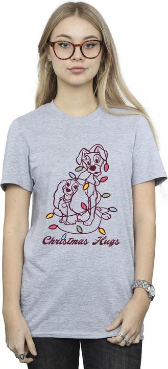 Produktbild Disney Lady And The Trump Christmas Hugs TShirt (M)