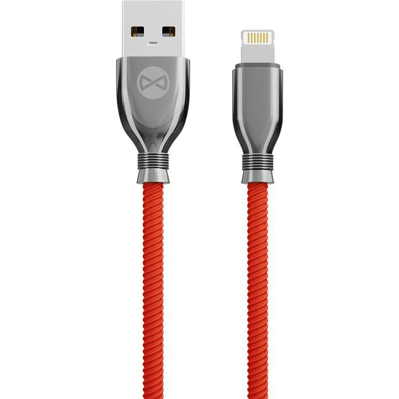 Thumbnail - Forever Tornado Kabel USB - Lightning 1,0 m 3A rot (USB 3.0), USB Kabel