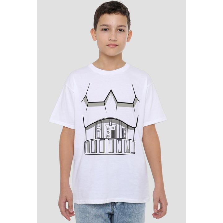 Actual product image Star Wars Childrens/Kids Stormtrooper Costume T-Shirt (128)