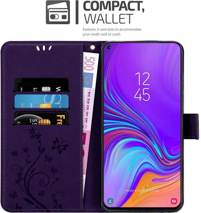 Actual product image Cadorabo Flower Book Cover (Samsung Galaxy A8s)