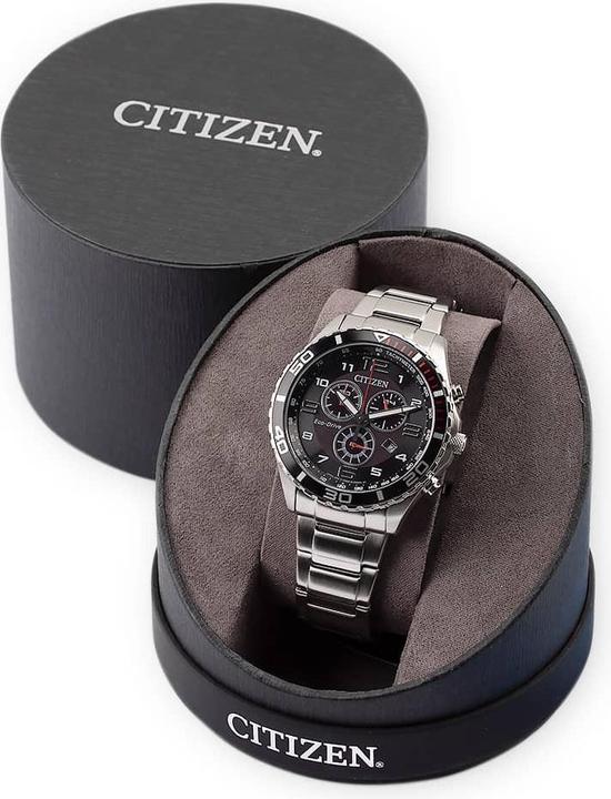 Actual product image Citizen Promaster Skyhawk (Chronograph, Radio-controlled clock, Sports watch, 45 mm)