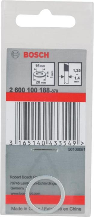 Produktbild Bosch Professional Zubehör Reduzierring für PRO Kreissägeblatt, 20 x 1 x 16 mm