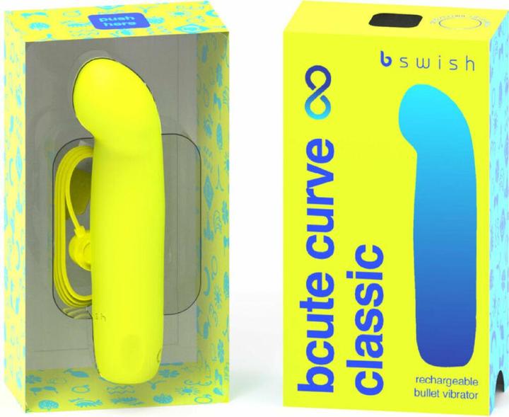 Image du produit Bswish B Swish - Bcute Curve Infinite Classic Vibrador Recargable Silicona Amarillo