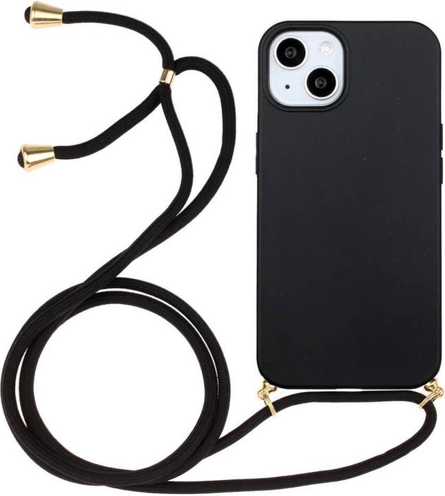 Actual product image Cover-Discount iPhone 15 Plus - Eco-Friendly Case with Chain black (Apple iPhone 15 Plus)